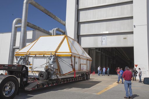 EM-2 Pressure Vessel Arrival