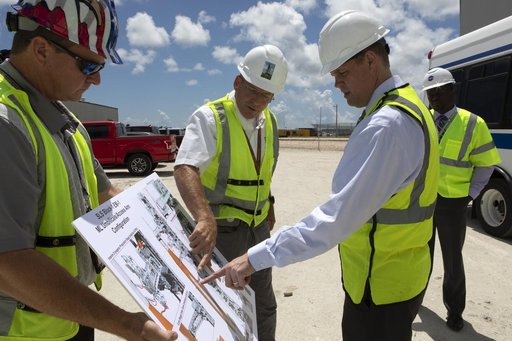 NASA Administrator Jim Bridenstine Visits KSC - Mobile Launcher