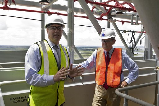 NASA Administrator Jim Bridenstine Visits KSC - Mobile Launcher