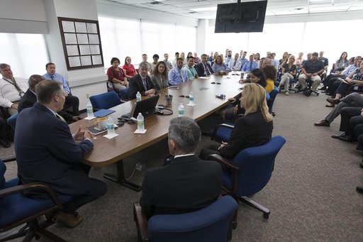 NASA Administrator Jim Bridenstine Visits KSC - SSPF