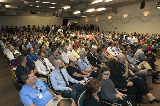 NASA Administrator Jim Bridenstine Visits KSC - Training Auditor