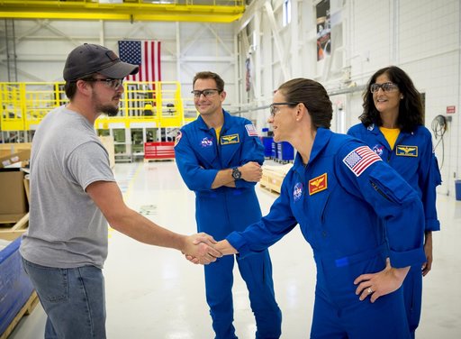 Starliner Astronauts Visit Kennedy Space Center