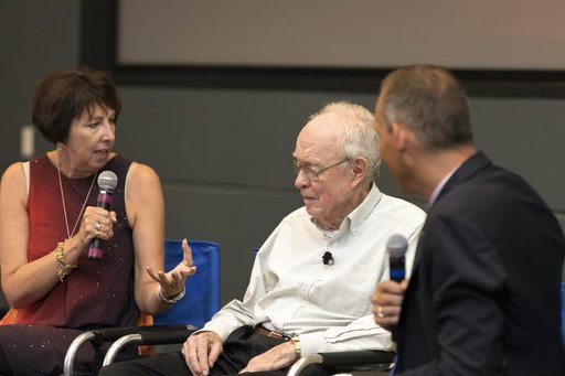 Dr. Eugene Parker Speaks to Media