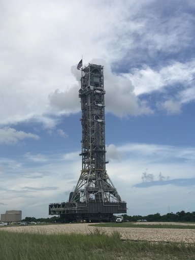 Mobile Launcher Moves Towards Exploration Mission-1