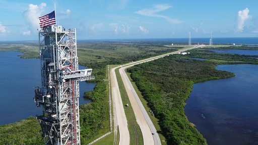Mobile Launcher Moves Toward EM-1 - Trek to Launch Complex 39B