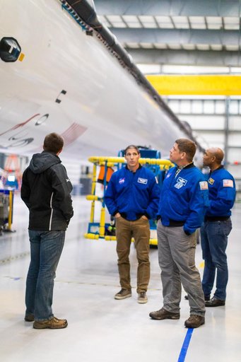 CCP Astronauts Tour SpaceX Facility