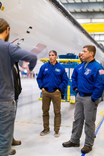 CCP Astronauts Tour SpaceX Facility