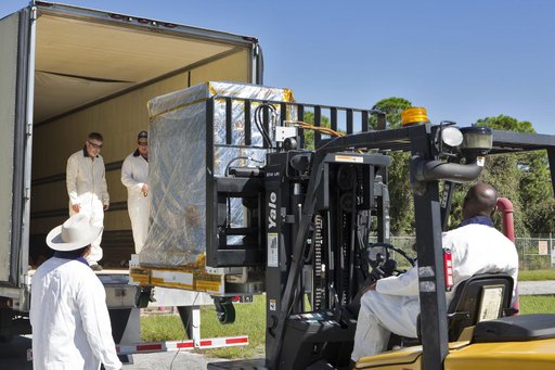 CRS-16 RRM3 Move to SpaceX Facility