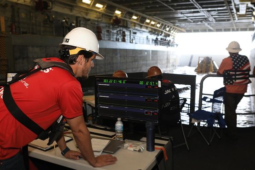 Underway Recovery Test 7 (URT-7) - Day 1 Activities
