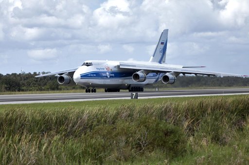 Orion EM-1 European Service Module Arrival at SLF