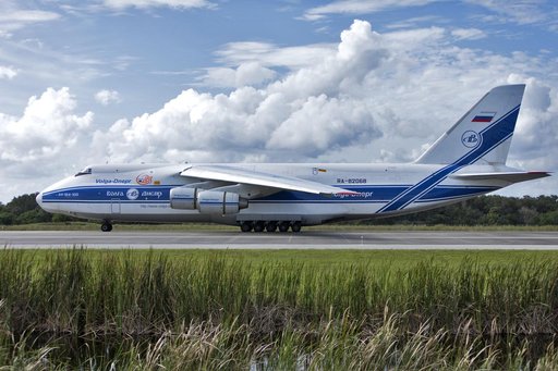 Orion EM-1 European Service Module Arrival at SLF