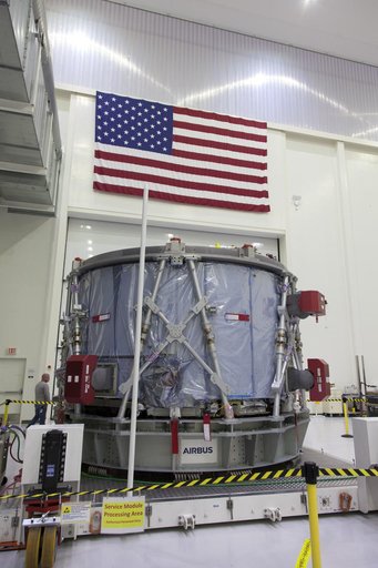 Orion EM-1 European Service Module Unbagged