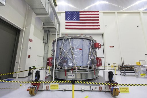 Orion EM-1 European Service Module Unbagged