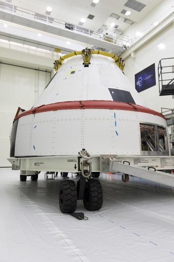 AA-2 Mock Crew Module Arrival