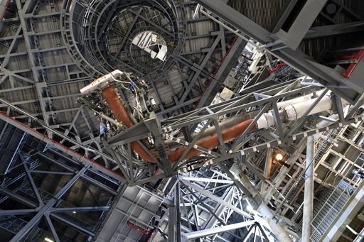 Mobile Launcher CSITU Swing Testing in VAB