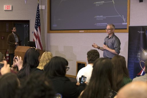Participants in NASA Social Briefing Learn About SpaceX Demo-1 M