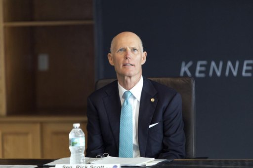 Senator Rick Scott Visits KSC