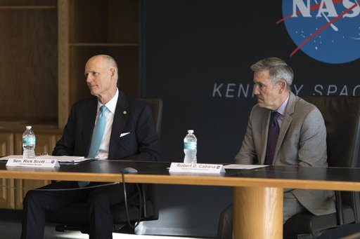 Senator Rick Scott Visits KSC