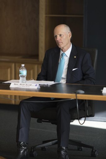 Senator Rick Scott Visits KSC