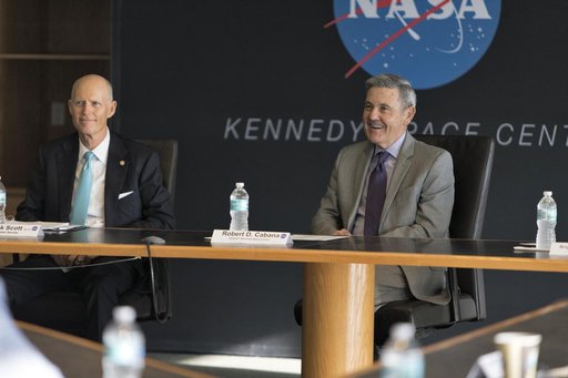 Senator Rick Scott Visits KSC