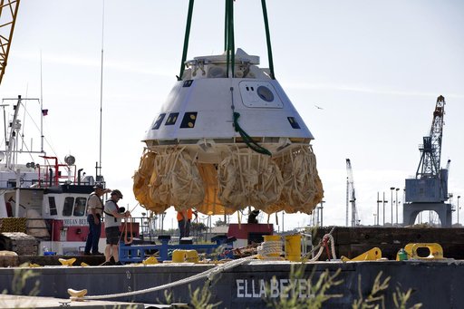 Det 3 Recovery of Boeing Starliner Boiler Plate