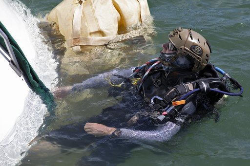 Det 3 Recovery of Boeing Starliner Boiler Plate