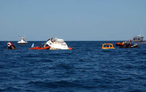 Starliner Astronaut Water Rescue Training