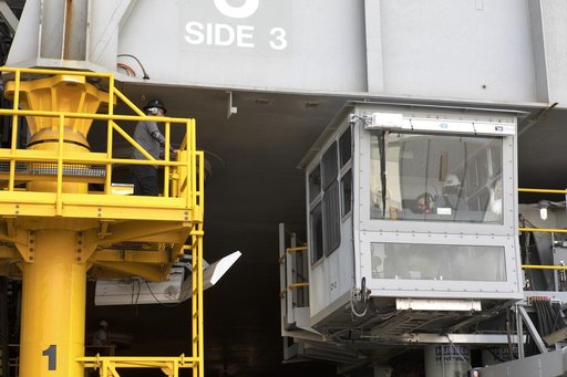 Crawler Clears VAB's Highbay 2 for Commercial Partner