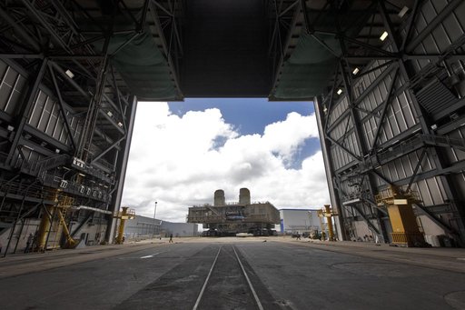 Crawler Clears VAB's Highbay 2 for Commercial Partner