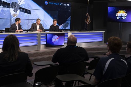 NASA Hosts Postlaunch News Conference for SpaceX CRS-17