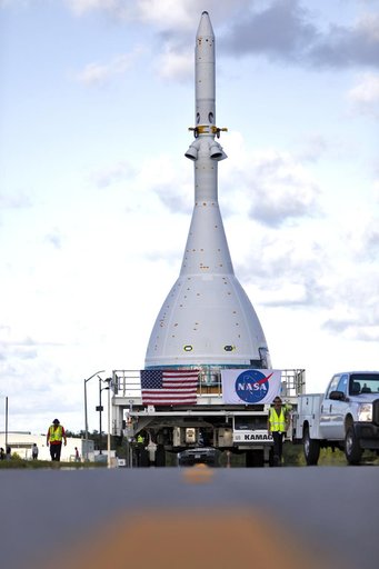 Launch Abort System Roll to Pad