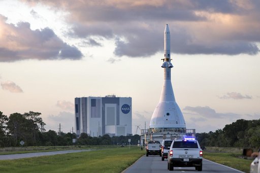 Launch Abort System Roll to Pad