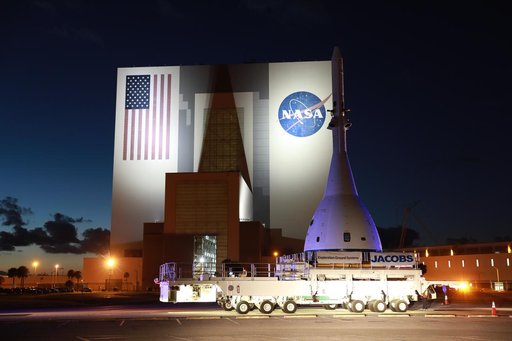 Launch Abort System Roll to Pad
