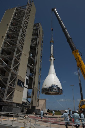 AA-2 Stack at SLC-46; Lift and Mate