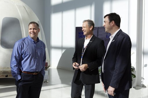 NASA Administrator Jim Bridenstine Tours Blue Origin Facility