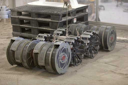 Regolith Advanced Surface Systems Operations Robot (RASSOR) Test