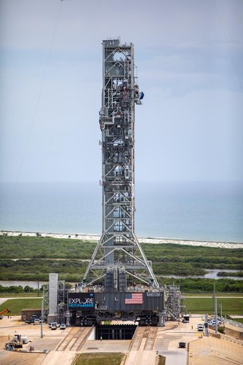 Aerial Photos - Mobile Launcher on Pad 39B