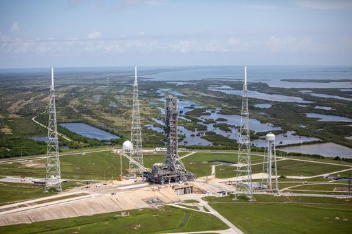 Aerial Photos - Mobile Launcher on Pad 39B