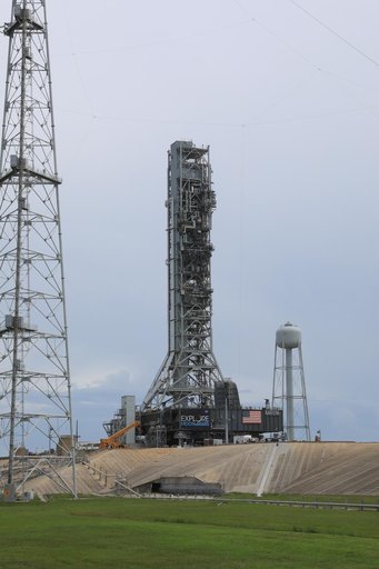Mobile Launcher on Pad Surface