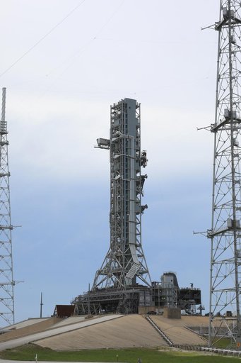 Mobile Launcher on Pad Surface