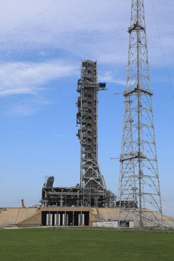 Mobile Launcher on Pad Surface