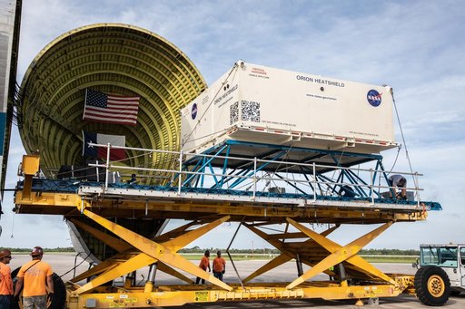 Artemis-2 Heat Shield Arrival