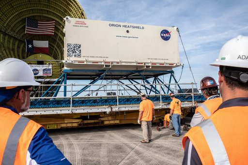 Artemis-2 Heat Shield Arrival
