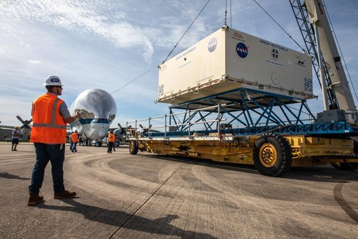 Artemis-2 Heat Shield Arrival