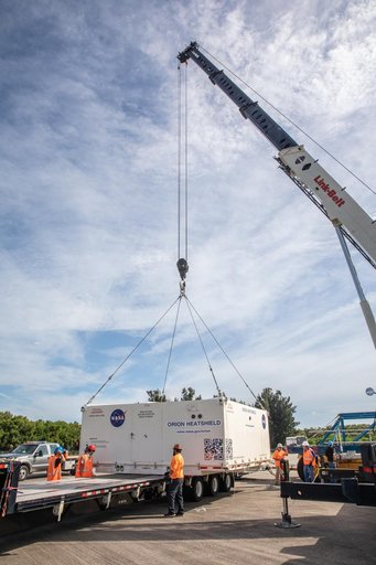 Artemis-2 Heat Shield Arrival