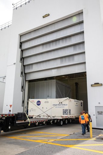 Artemis-2 Heat Shield Arrival