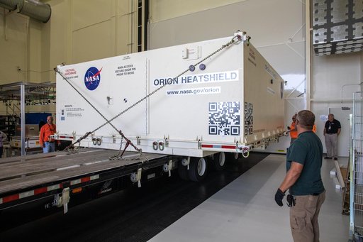 Artemis-2 Heat Shield Arrival