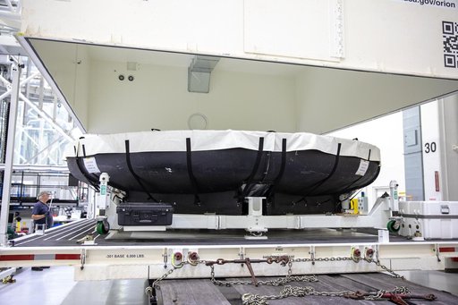 Artemis-2 Heat Shield Arrival
