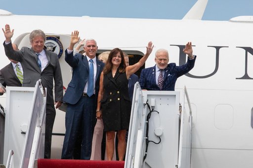 Vice President Pence at Kennedy for Apollo 11 Landing 50th Anniv