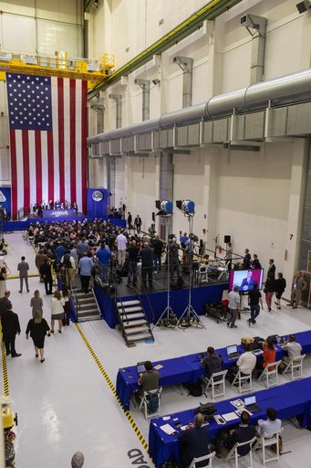 Vice President Pence Speaks at Kennedy for Apollo 11 Anniversary